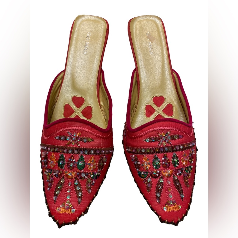 Size 10 Beaded Slides